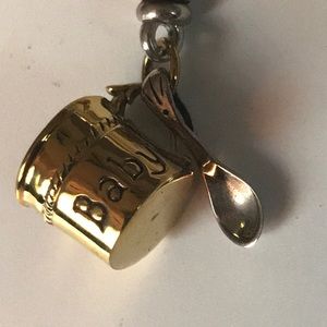 Silpada Charm with baby cup and spoon